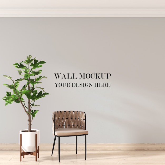 Wall mockup