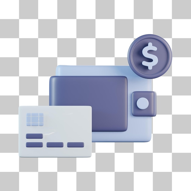 Wallet 3D Icon