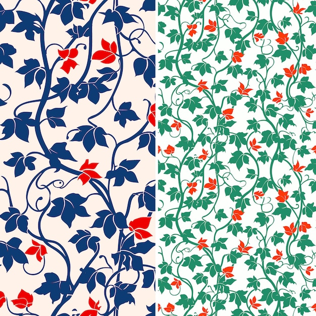 a wallpaper design from the collection of flowers by the artist