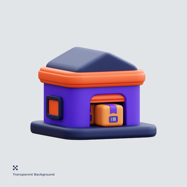 Warehouse 3d icon