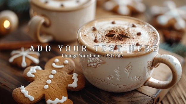 PSD warm and cozy winter drink