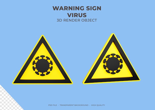 WARNING SIGN VIRUS