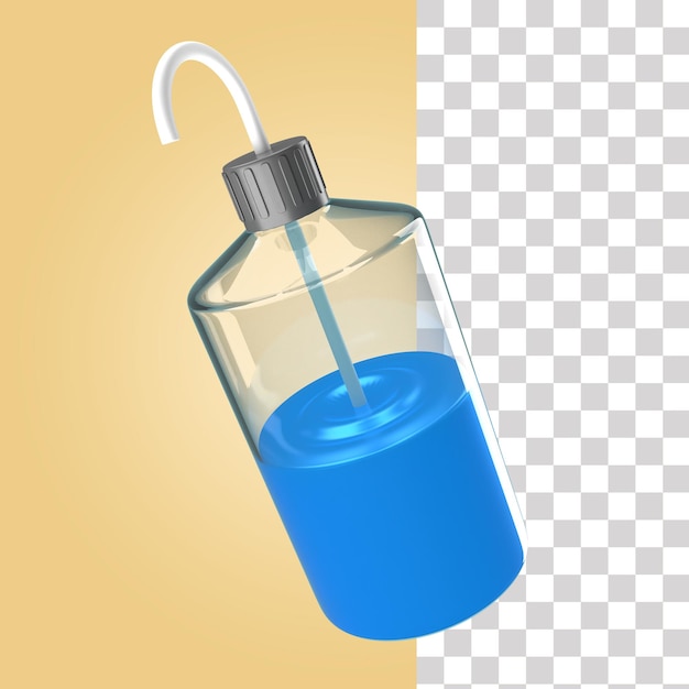 Wash bottle 3d icon