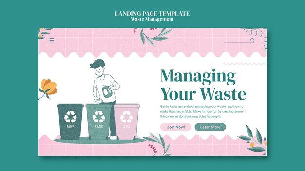 PSD waste management landing page