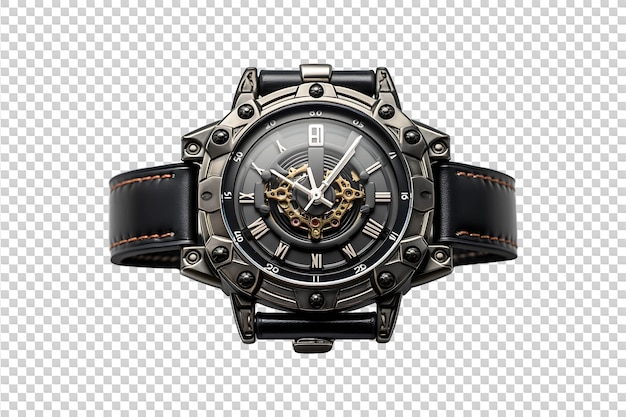 PSD watch buckle isolated on transparent background