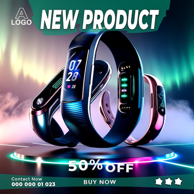 Watch Product Marketing HighSale Online Banner Designs AI generative