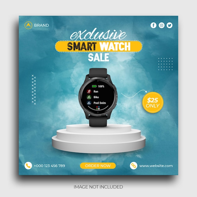 Watch Sale social media post template