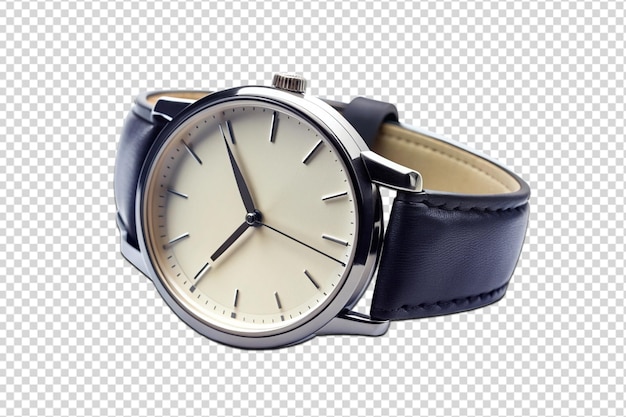 PSD a watch with a black band and a blue band