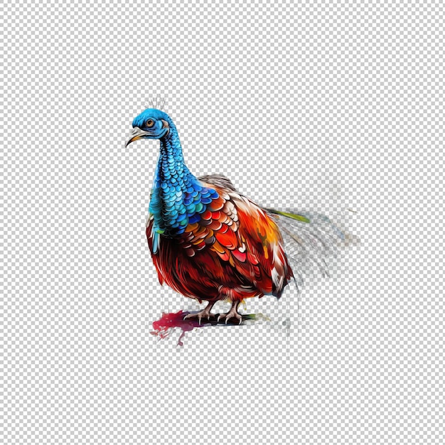 Watecolor logo Turkey isolated background isol