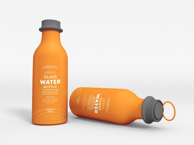 Water Bottle Branding Mockup