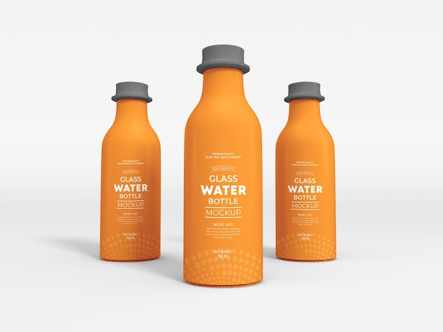 Water Bottle Branding Mockup