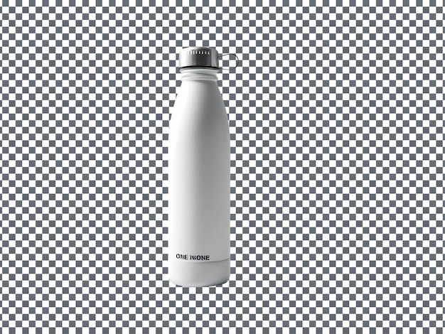 PSD water bottle isolated on transparent background