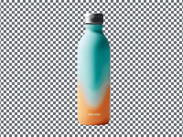 PSD water bottle isolated on transparent background