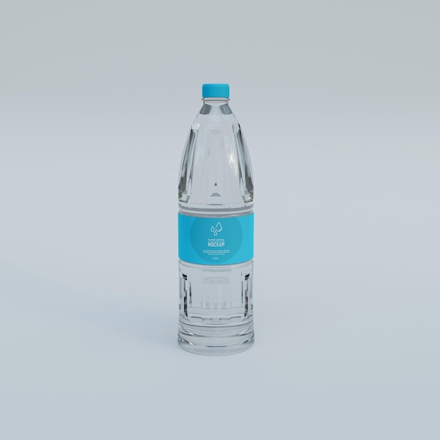 Water Bottle Mockup PSD Premium