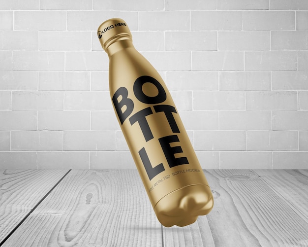 PSD water bottle mockup