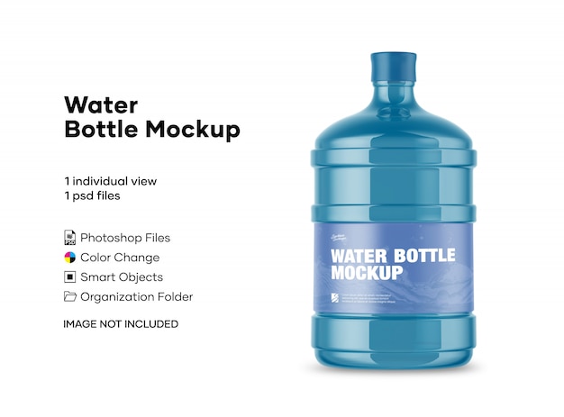 Water Bottle Mockup