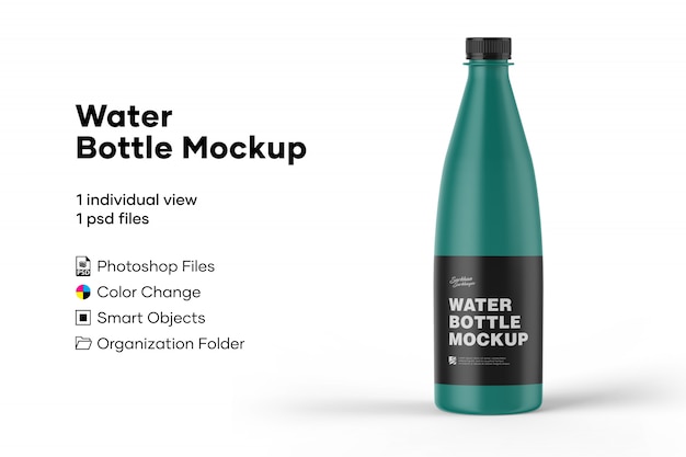 Water Bottle Mockup