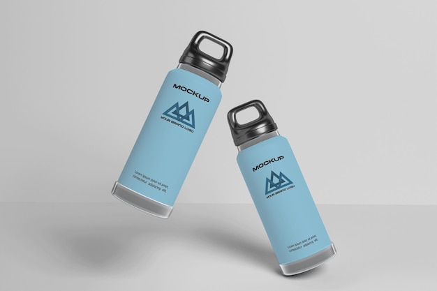 Water Bottle Mockup