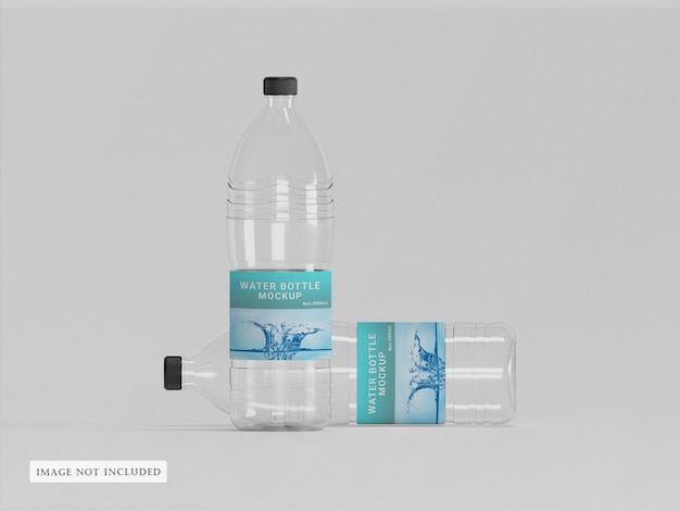 Water bottle mockup