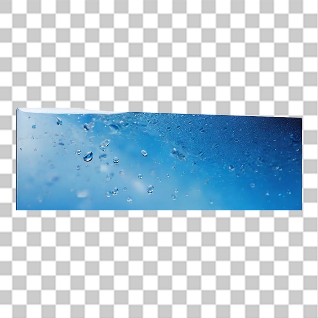 water drops and isolated on transparent background