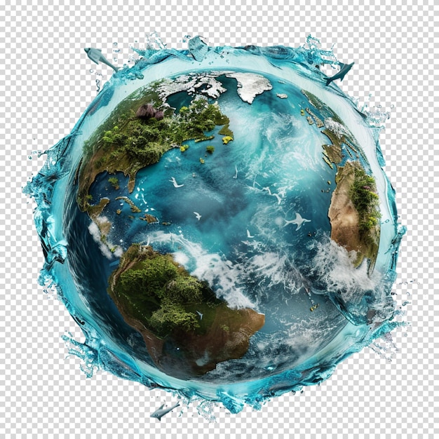 Water Earth Day and Save water Save Earth Save Soil and world environment day isolated