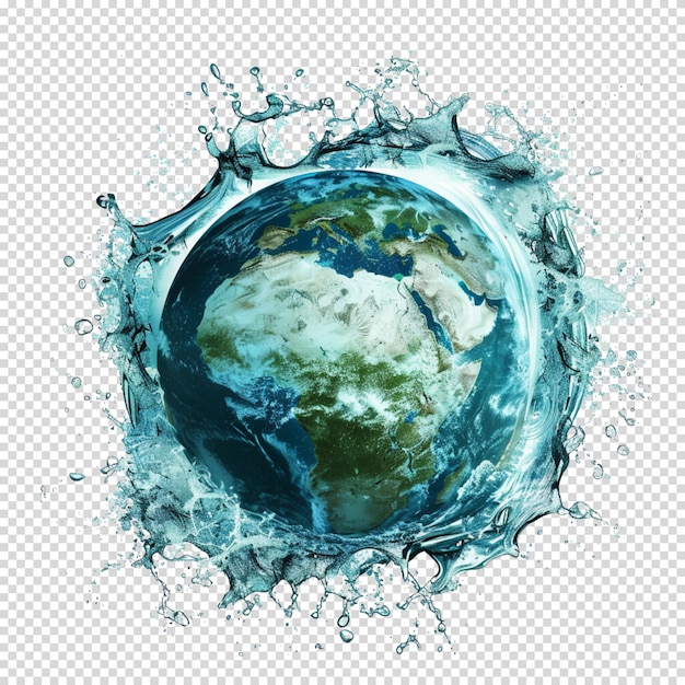 Water Earth Day and Save water Save Earth Save Soil and world environment day isolated