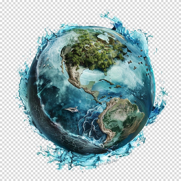 Water Earth Day and Save water Save Earth Save Soil and world environment day isolated