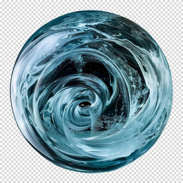 Water Earth isolated on transparent background