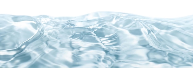 Water on isolated transparent background