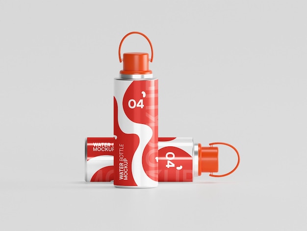 Water pot bottle mockup