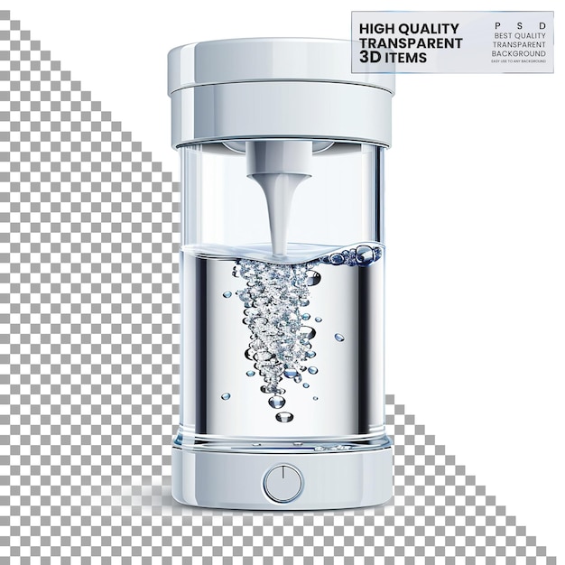 PSD water purifier png on isolated transparent background