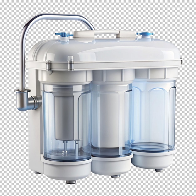 PSD water purifier on transparent background