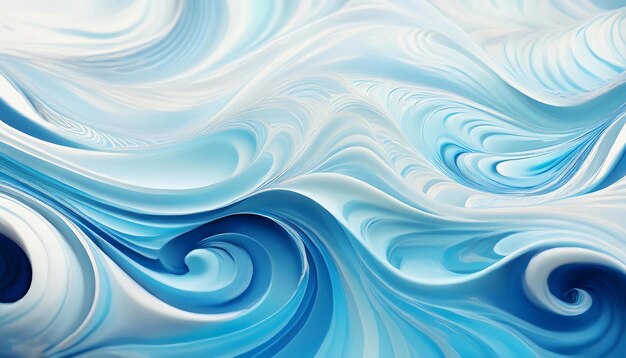 PSD water ripple effect with soft blues and whites