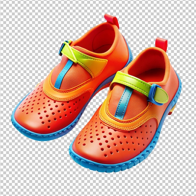 water shoes on transparent background