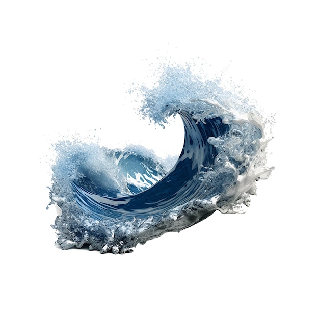 Water splashing vector icon