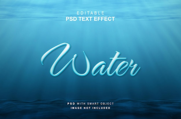 Water-text-effect