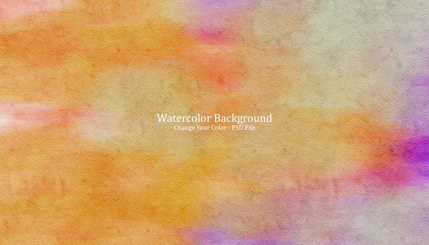 Watercolor background editable color