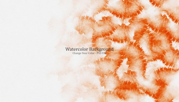 Watercolor background editable color