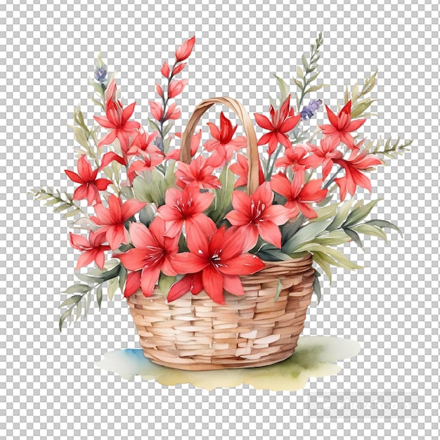 Watercolor Basket