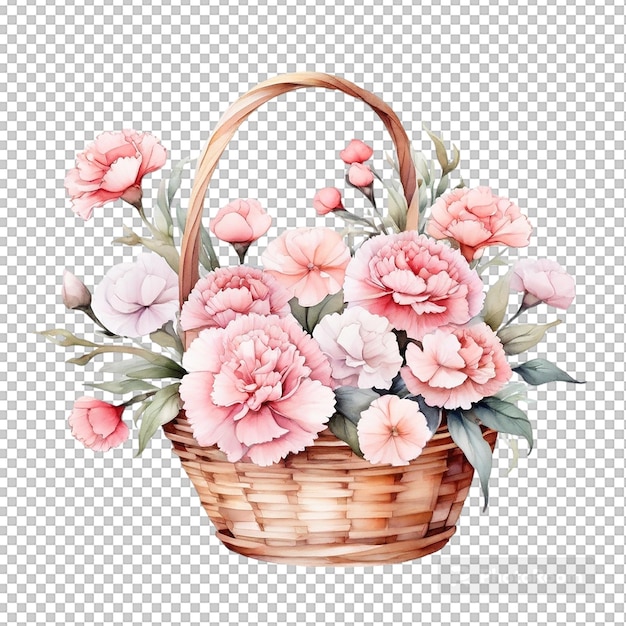 Watercolor Basket