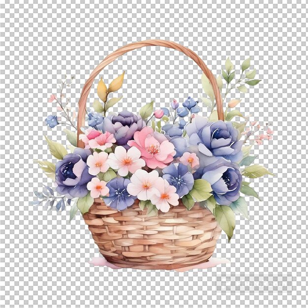 Watercolor Basket