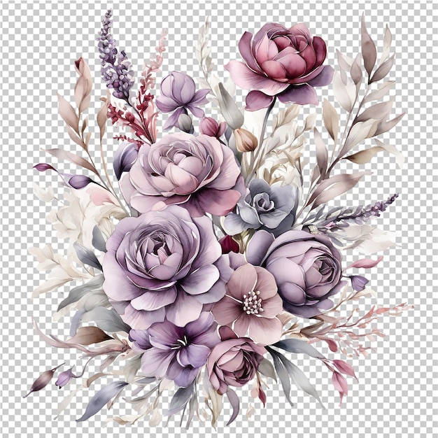 Watercolor Floral Flower Design