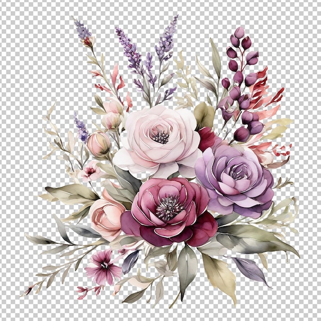 Watercolor Floral Flower Design