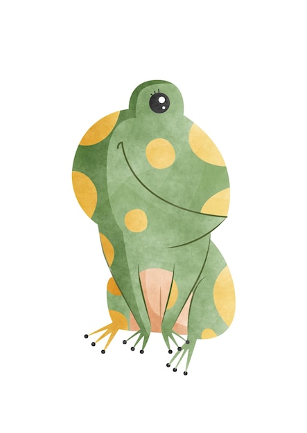 Watercolor Frog