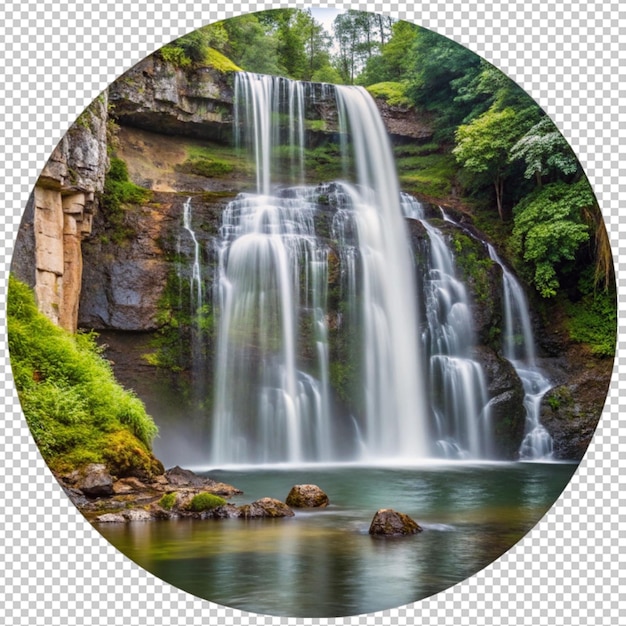 Waterfall in forest