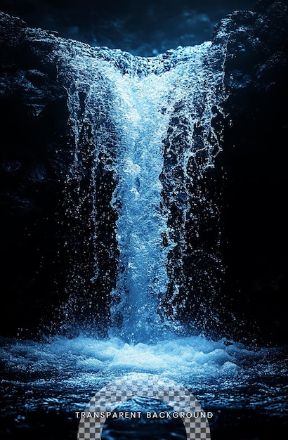 waterfall isolated