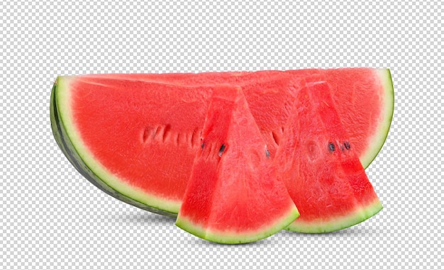 Watermelon isolated on alpha layer