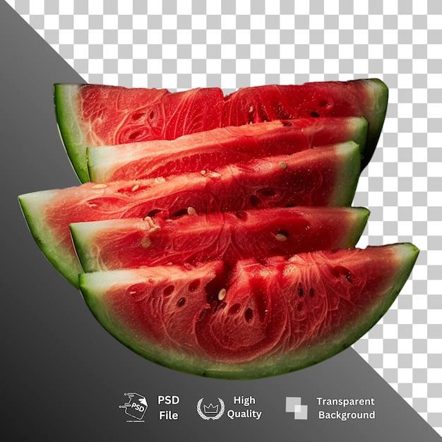 Watermelon isolated on transparent background