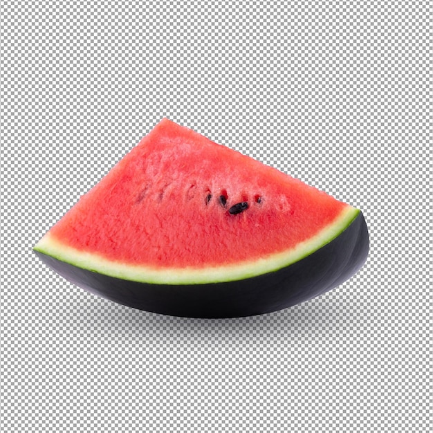 Watermelon sweet and juicy isolated on alpha background