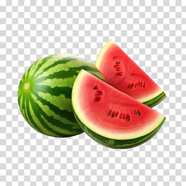 watermelon on transparent background vector illustration